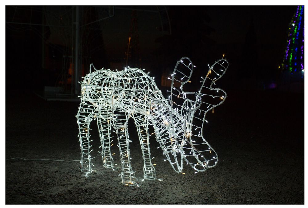 Световая фигура оленя «Рудольф»