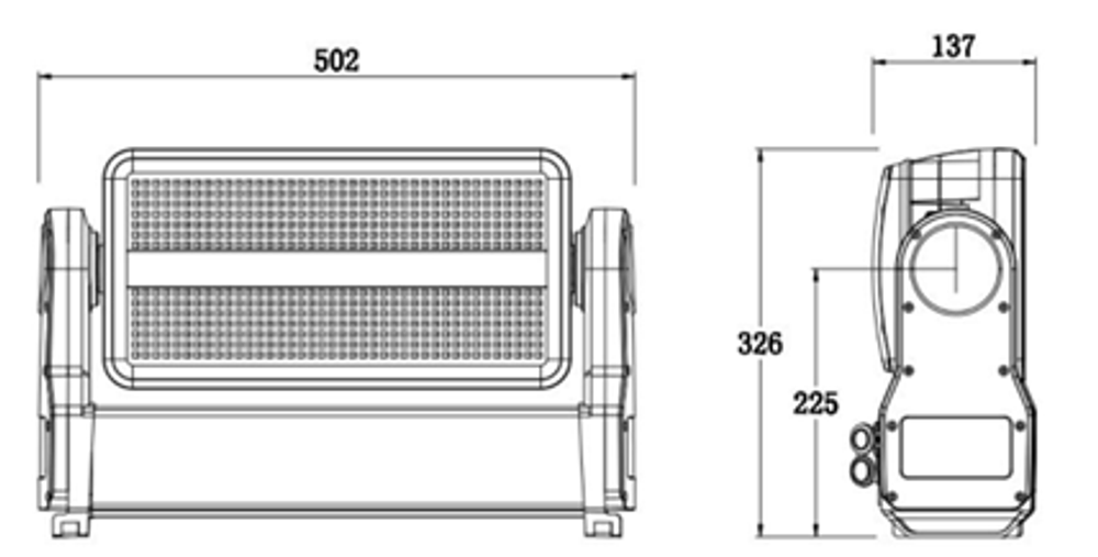 Strobe Stormy GLP — LED стробоскоп 1000 Вт IP65