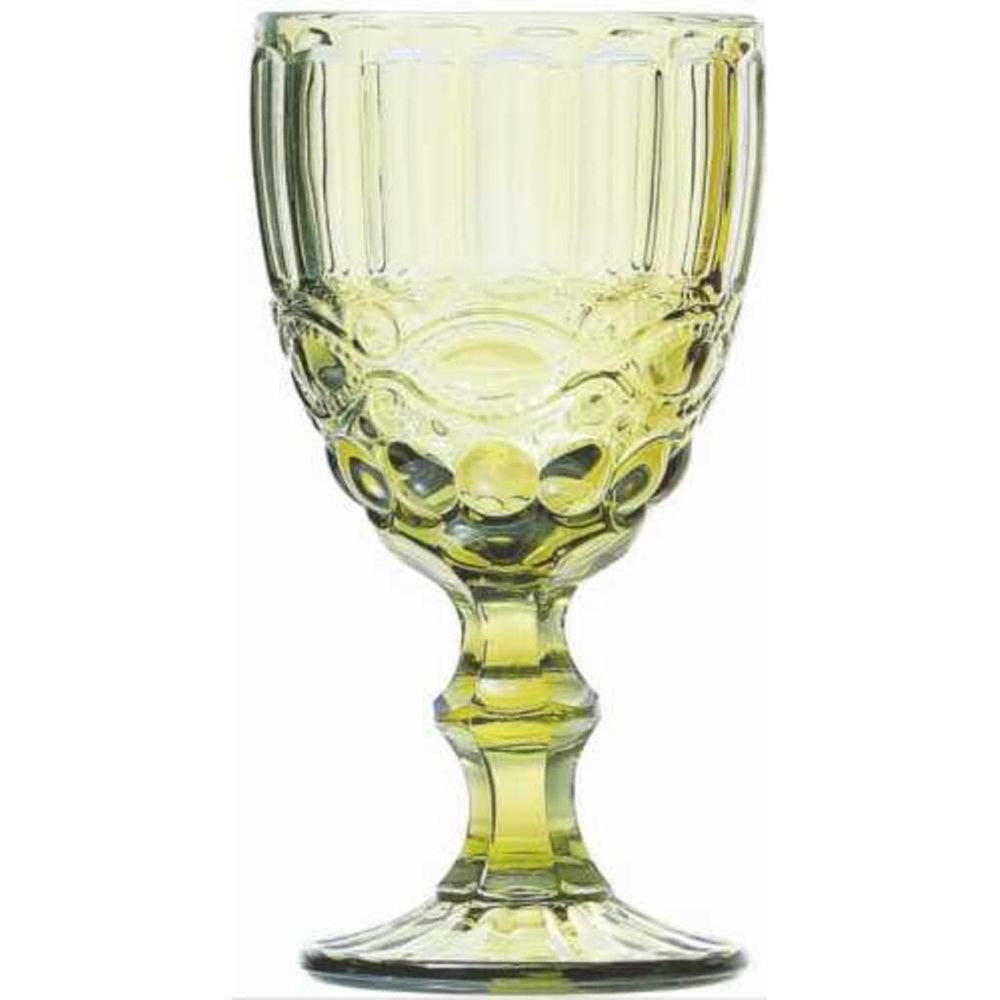 Бокал для вина 250 мл набор 6 шт. зеленый d 8 см h15,5 см   Proff Cuisine [1]