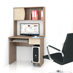 Стол компьютерный Грета-4, ясень шимо