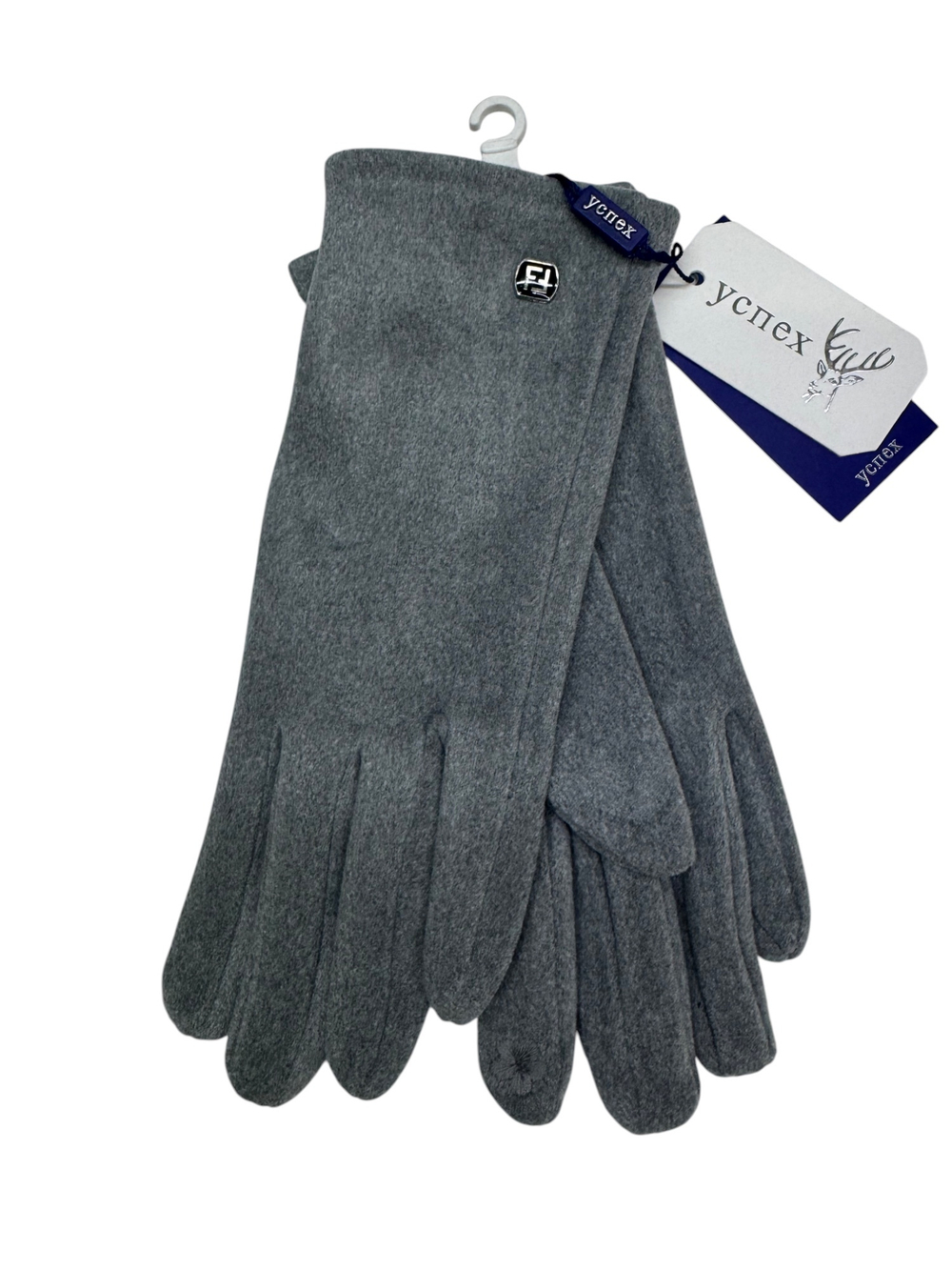 Перчатки. Женские. Верх: Спандекс. Текстильные. Подклад: Плюш-флис.В упаковке 12 шт, разные цвета.