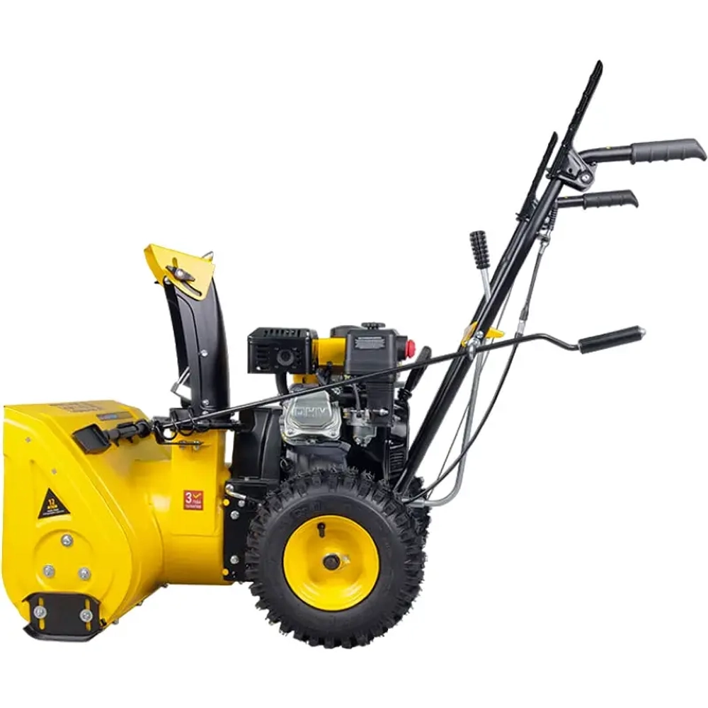 DENZEL SB 560 снегоуборщик бензиновый 7 л.с. ковш 56 см, выброс 15 м, 5 вперед/2 назад 97651