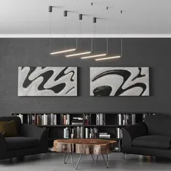 359346 KONST NT24 056 черный Светильник линейный светодиодный IP20 LED 12W 170-265V 4000K 960Лм VITZ