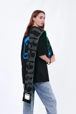 Купить Шарф ЯСЕНПЕНЬ Фиолетово-Зелёный Шарф ЯСЕНПЕНЬ Фиолетово-Зелёный