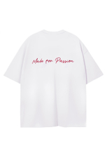 «Made for passion» Футболка унисекс с вышивкой.