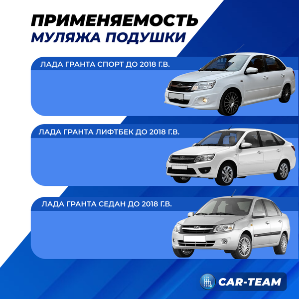 Муляж подушки безопасности в руль на Лада Гранта