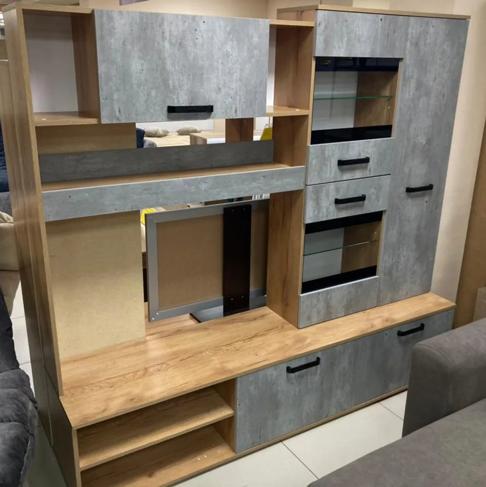 Центральная секция Трамп ЦС-05 крафт/бетон