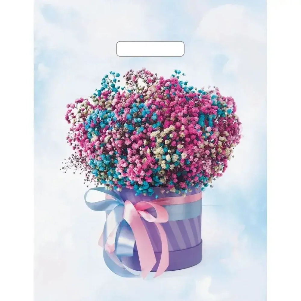 Пакет ПЭ с вырубной ручкой 31Артпласт глянец (Фьюжн) Россия (комплект 50 шт)