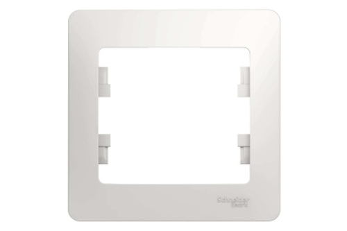 Рамка 1-ая Schneider Glossa белая