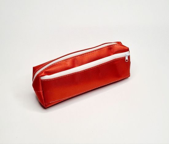 Школьный пенал с 2 отделениями, сиреневый, 11 предметов