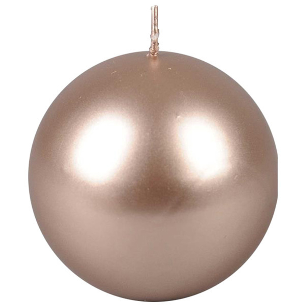 Свеча-шар Luz your senses 10см бледно-палевый