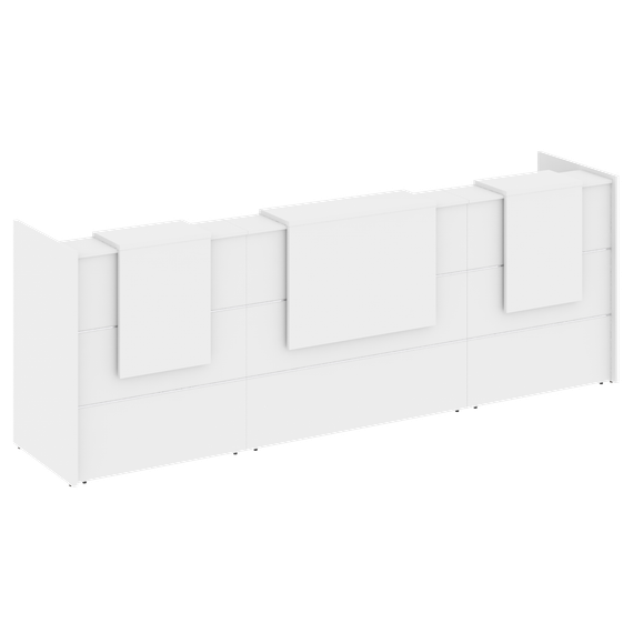 Onix Ресепшн O.R-K-14 Белый Бриллиант 3390*766*1187