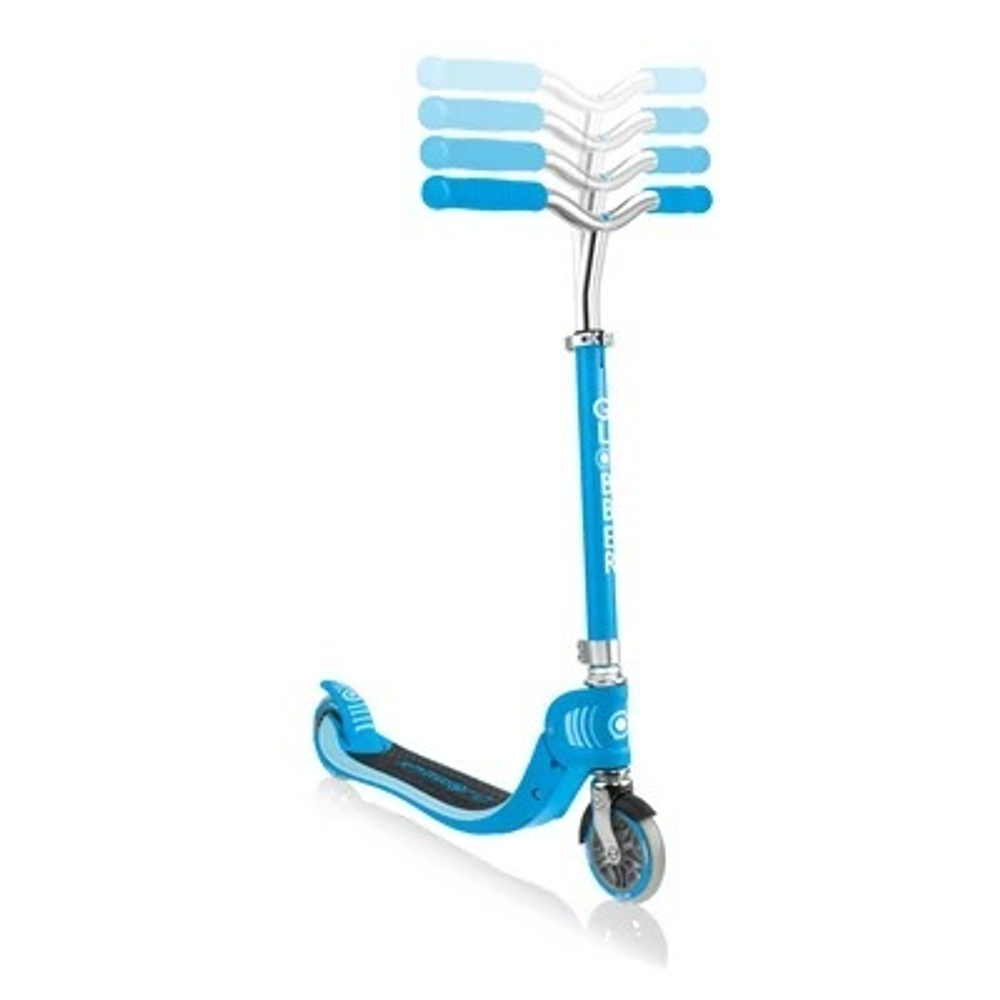 Самокат Globber Foldable Flow 125 голубой