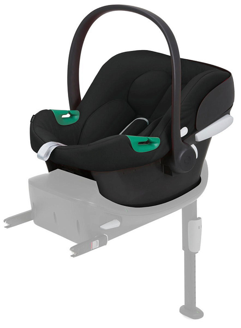 Коляска Carrello Vector 2025 CRL-6551 и автокресло Cybex Aton B2 Volcano Black 3 в 1 Shadow Black