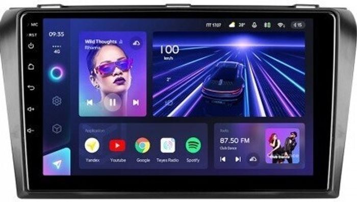 Магнитола для Mazda 3, Axela 2003-2009 - Teyes CC3L на Android 10, CarPlay, 4G SIM-слот