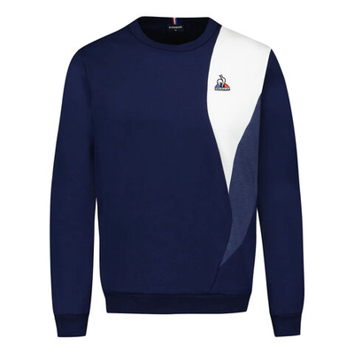 Мужская кофта теннисная Le Coq Sportif N°1 Sweatshirt Men - Dark Blue, White