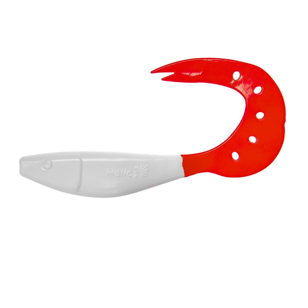 Твистер несъедоб. Kasandra 4"29/10,9см White RT 100шт. (HS-34/1-003-N) Helios