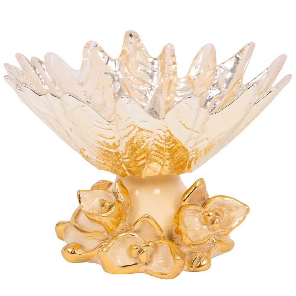 Фруктовница-конфетница Орхидея Лайм Айвори