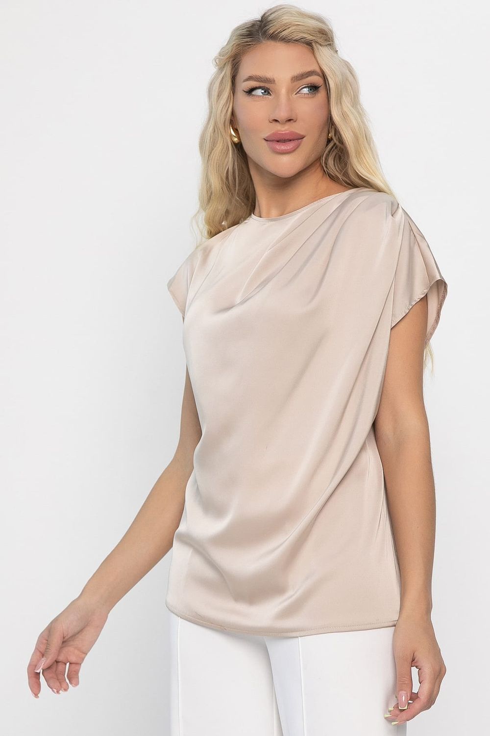 Блуза Маркиза (бежевая) Б13837-30М LT Collection