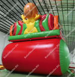 Батут-горка "Лев" 15*8*11 м