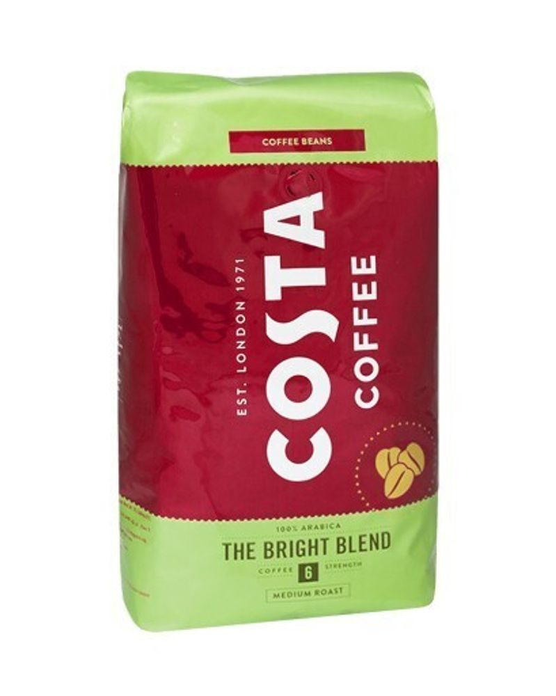 Кофе в зернах Costa Coffee Bright Blend, арабика, 1 кг