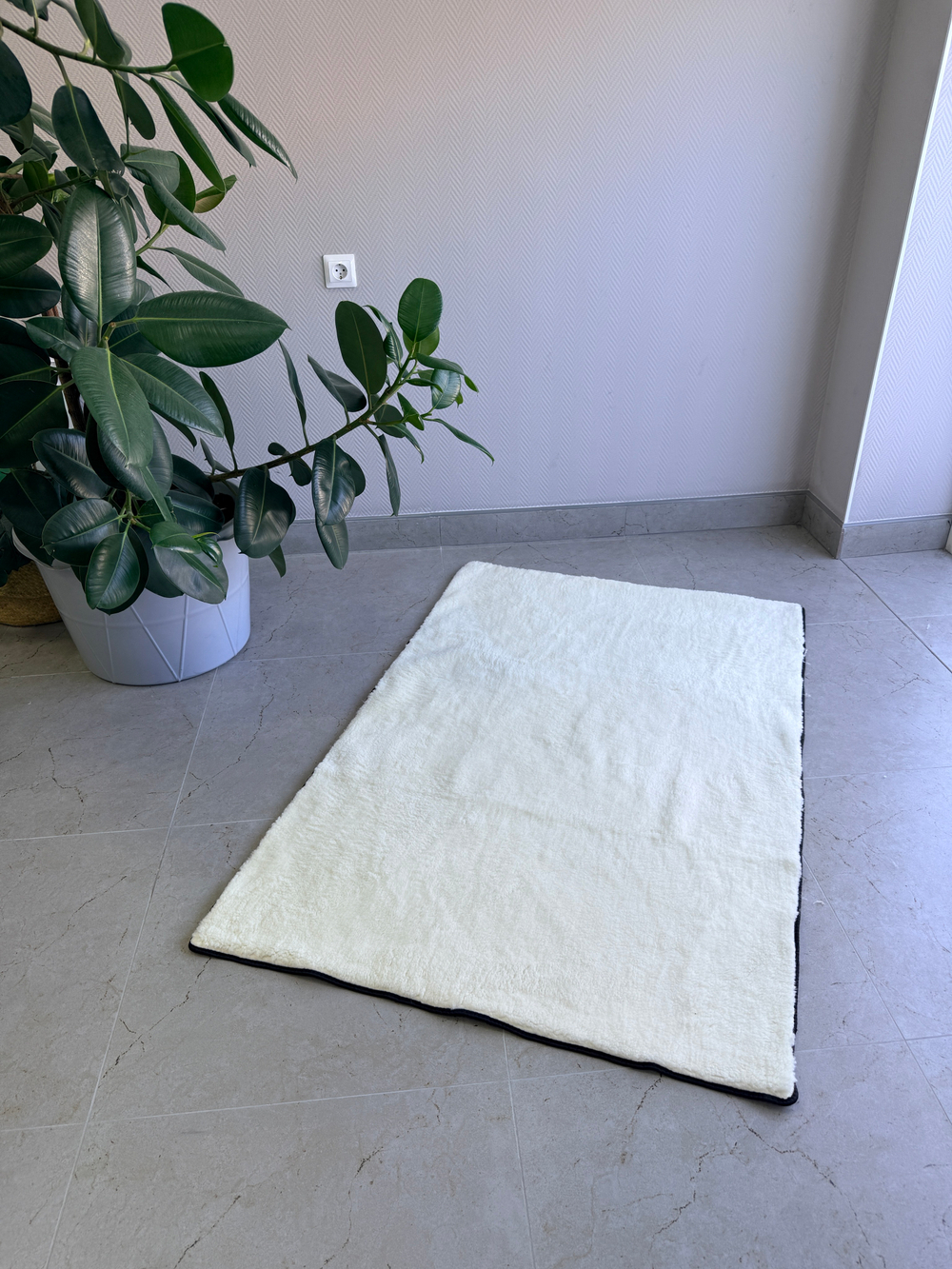 Ковер шерстяной натуральный