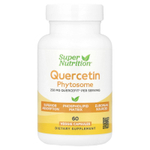 Super Nutrition, Quercetin Phytosome Quercefit®, фитосомы кверцетина, 250 мг, 60 растительных капсул