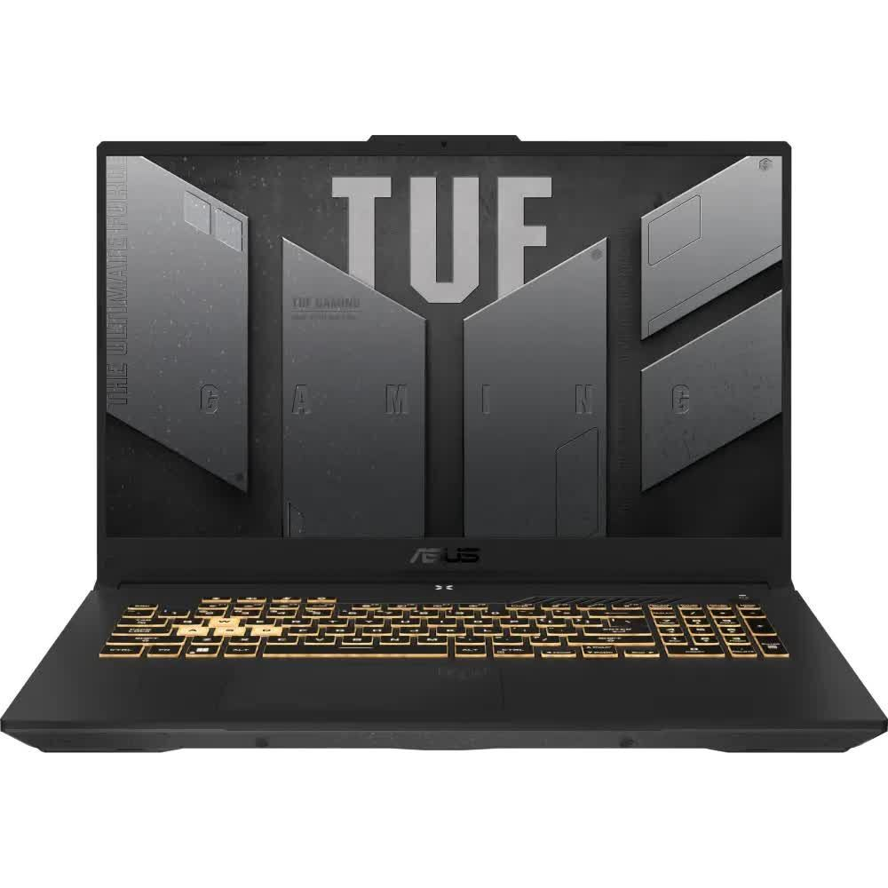 Ноутбук ASUS TUF Gaming F17 FX707VI-HX106, 17.3" (1920x1080) IPS 144 Гц/Intel Core i7-13620H/16 ГБ DDR4/1024 ГБ SSD/NVIDIA GeForce RTX 4070 для ноутбуков (8 Гб)/Без системы, Серый (90NR0FI5-M00750)
