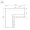 Коннектор L-образный внутренний Arlight SL-Linia55-Fantom-EDGE 030136
