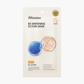 Тканевая маска отбеливающая с витамином B5 и эктоином JMSOLUTION B5 Whitening Ectoin Mask