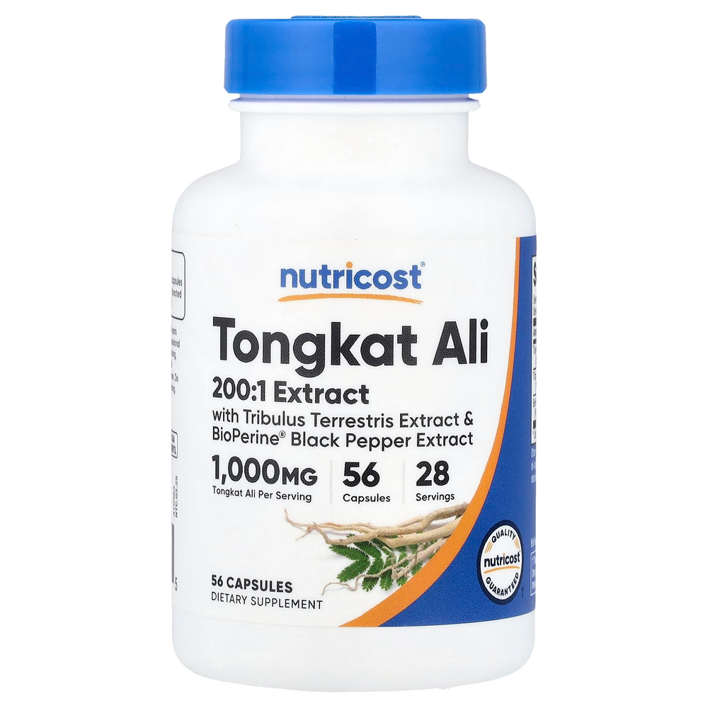 Nutricost, эврикома длиннолистная, 56 капсул