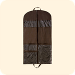 Чехол взрослый с карманами 110х60 (коричневый)