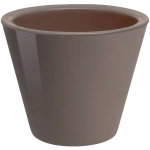 Кашпо для цветов пластиковое 3л d-19см «Классика» Мокко