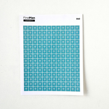 Стикеры "Место" 040