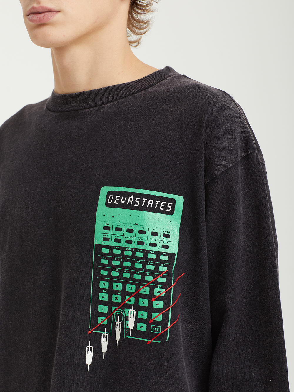 Мужской Лонгслив Gfx Retro - Compute