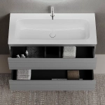 Тумба с раковиной Sancos Folk 120 FL120ES Ergraut soft