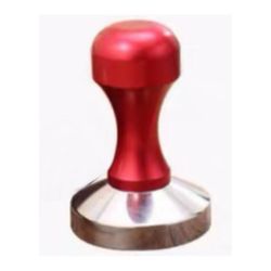 Темпер для кофе d 58 мм нерж. + алюм. красный P.L.- Barbossa