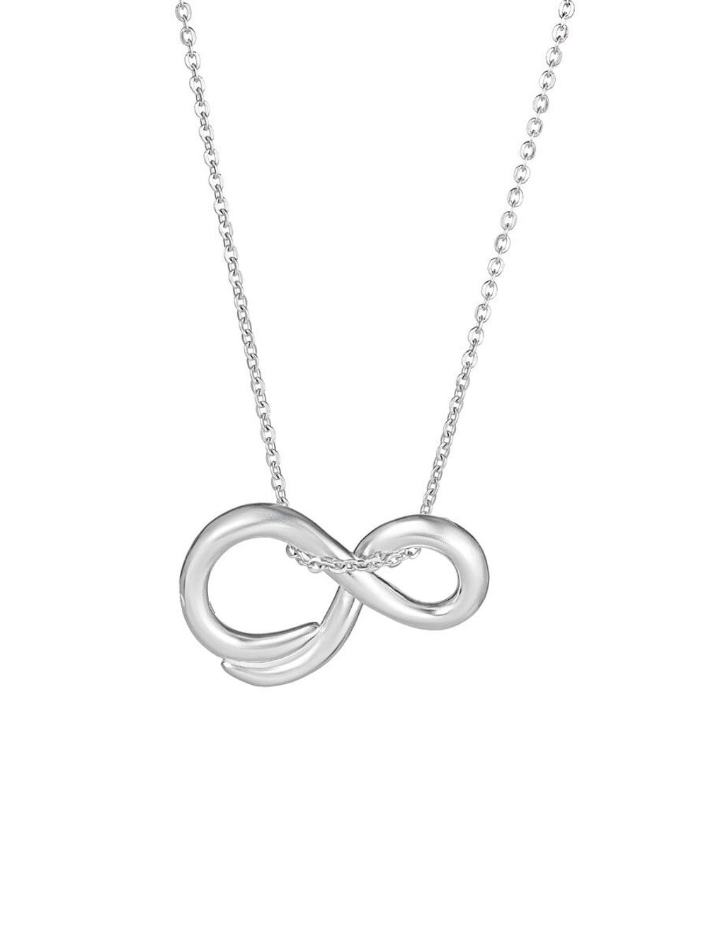 Колье Восьмерка на шнурке