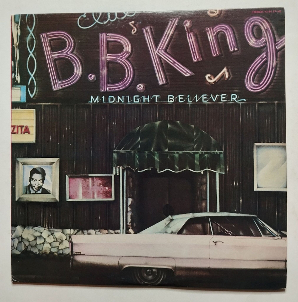 Винтажная виниловая пластинка LP B.B. King Midnight Believer (Japan 1978) (No Obi)