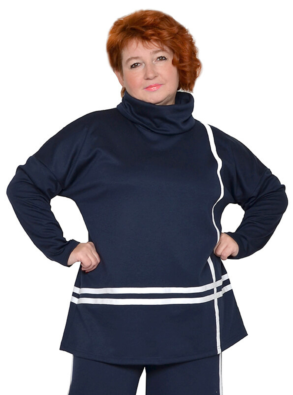 Туника Белая полоса