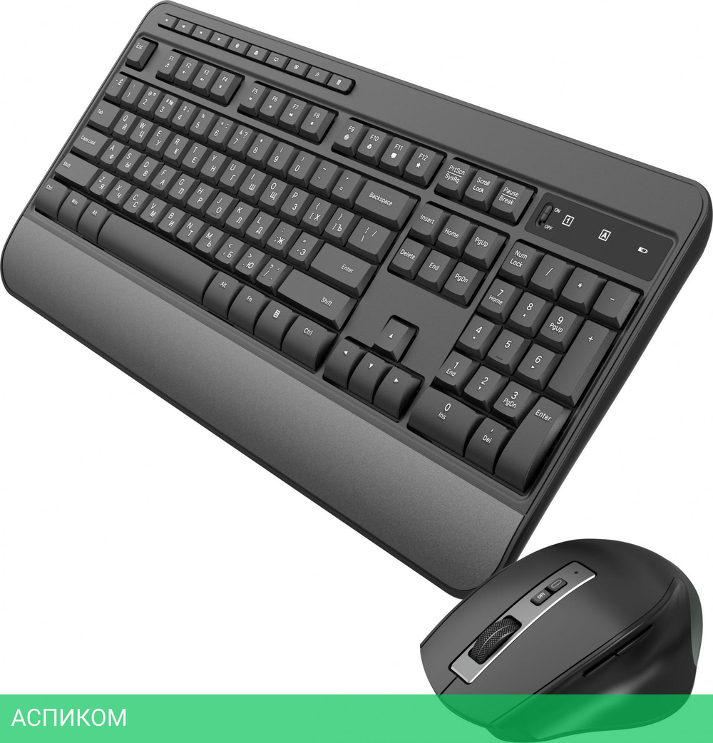 Набор периферии Oklick S290W черный (351701)
