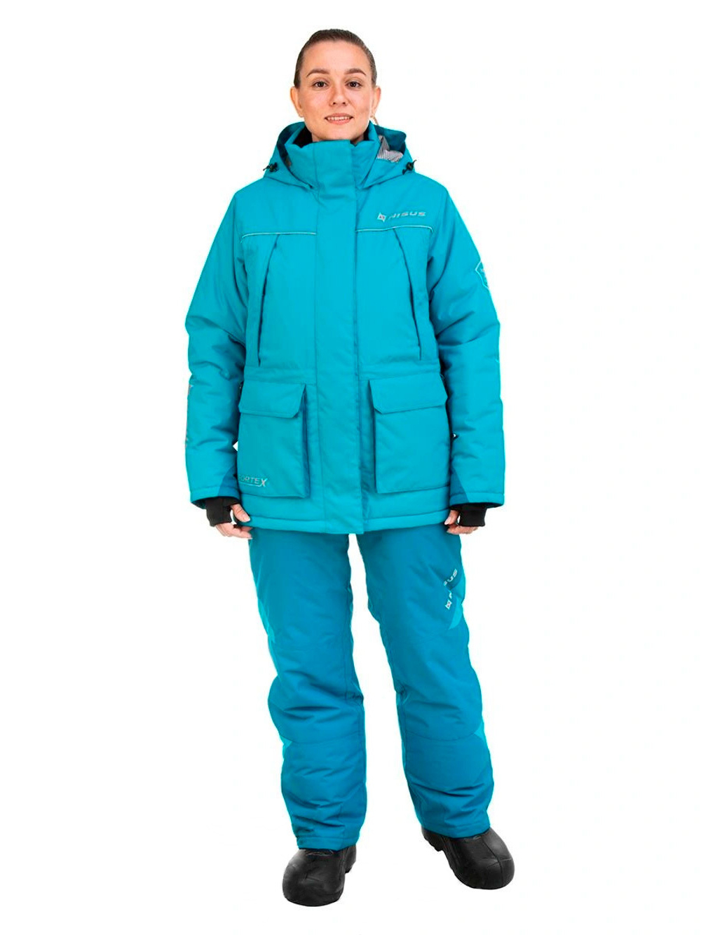 Костюм зимний Nisus MIRA 15/15 К, фуксия/серый, Шелтер до -40С, размер XL (T-M-XL-50-170-F)