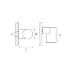 350617 Светильник PARO 1xDR111 ЧЕРНЫЙ IP65