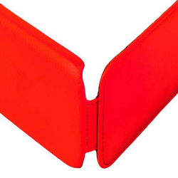Чехол Exakted для HTC Desire 616 с откидным верхом Красный в техпаке