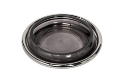 Мыльница стекляная 14х3.5см Garda Decor черная