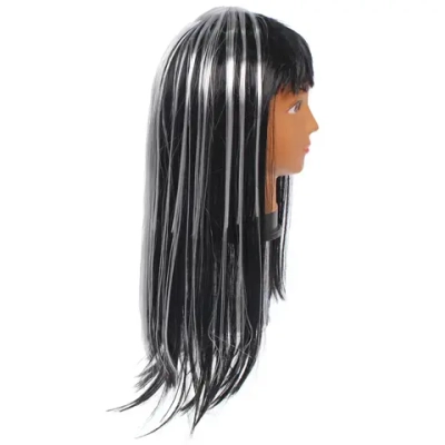 Парик карнавальный «Загадочный вечер», Черно-белый