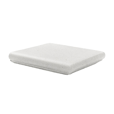 Ступень угловая клинкерная CAÑADA GRES Natura 012 White 330x330 мм R11