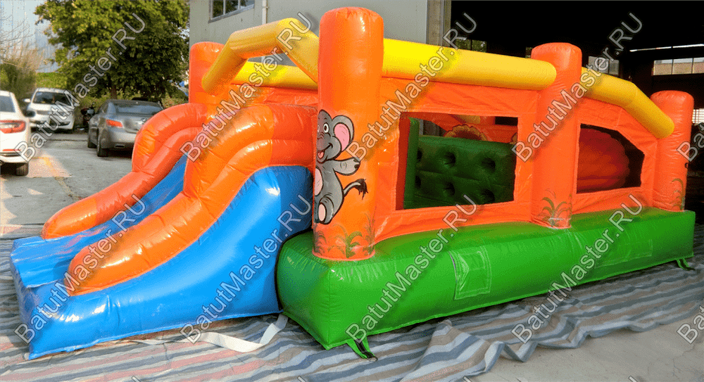 Надувной батут "Попрыгунчик" с принт-печатью