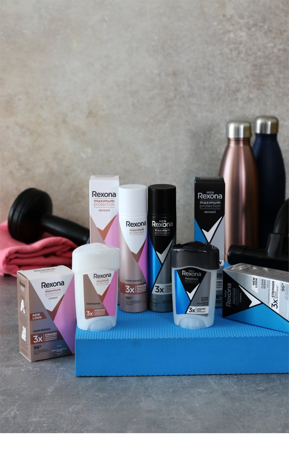 Rexona Maximum Protection Clean Scent - крем-антиперспирант против повышенной потливости /   45  ml  / GTIN 8718114202372