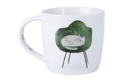 Кружка 0.4л Maxwell & Williams Кот в кресле